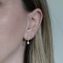 Bridesmaid Proposal | Droplet Sterling Silver Earrings, thumbnail 9 of 10