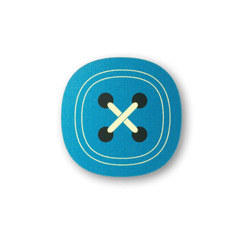 Button Design Wooden Fridge Magnet, 3 of 6