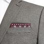 Luxury Versatile Men's Pocket Square For All Occasions, thumbnail 6 of 12