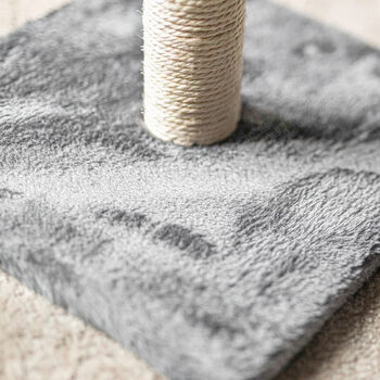 70cm Cat Scratching Post With Sisal Rope And Toy Ball, 4 of 6