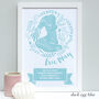 Personalised New Baby Zodiac Framed Print, thumbnail 6 of 11