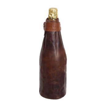 Leather Wine And Champagne Bottle Sleeve, 7 of 7