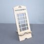 Personalised Retro Phonebox Smartphone Stand, thumbnail 1 of 5