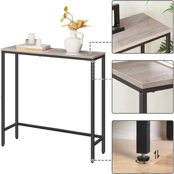 Slim Console Table For Hallway Compact Display Table, 6 of 12