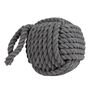 Natural Grey Rope Door Stop, thumbnail 2 of 4