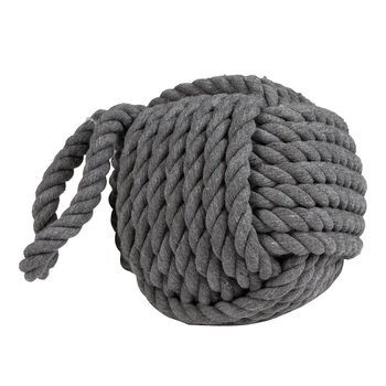 Natural Grey Rope Door Stop, 2 of 4