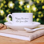 Personalised Christmas Cup And Saucer, thumbnail 4 of 6