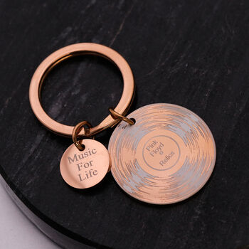 Vinyl Record Personalised Keyring, 5 of 9