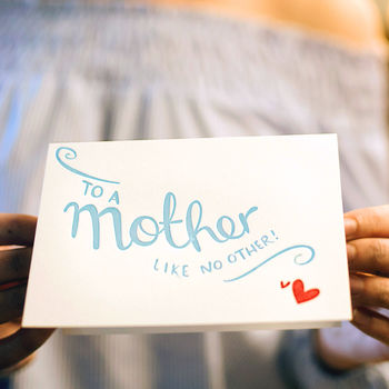 'To A Mother Like No Other' Mother's Day Card, 3 of 3