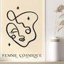 ‘Femme Cosmique, Boho Line Art Print, thumbnail 8 of 9