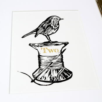 Personalised 'Cotton' Second Wedding Anniversary Print, 8 of 12