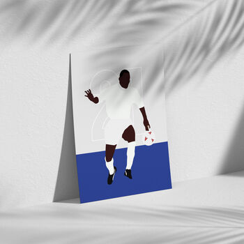 Tony Yeboah Leeds Football Poster, 2 of 3