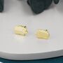 Hedgehog Stud Earrings, thumbnail 5 of 12