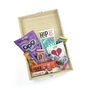 Personalised Vibrant Floral Vegan Chocolate Snacks Box, thumbnail 4 of 6