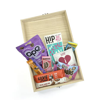 Personalised Vibrant Floral Vegan Chocolate Snacks Box, 4 of 6