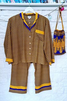 Upcycled Sari Pyjama Sets, 3 of 12