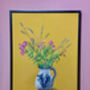 Floral Wild Flower And Vase Limited Edition Print, thumbnail 2 of 4