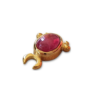 Wild Beetle Ruby Stud, One Of A Kind, 2 of 4