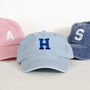 Custom Initial Embroidered Junior Vintage Cap, thumbnail 1 of 8