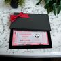 Football Match Scratch Card Personalised Gift Voucher, thumbnail 1 of 7