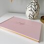 Baby Memory Book Blush With Gold Foiling, thumbnail 2 of 12