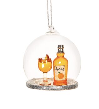 Christmas Spritz Dome Bauble, 2 of 2