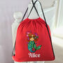 Personalised Mermaid Drawstring Pe Kit Bag, thumbnail 5 of 5