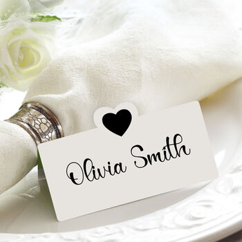 Personalised Wedding Place Cards, 3 of 6