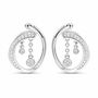 Volcan Loops With White Topaz, thumbnail 2 of 5