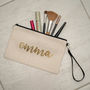 Personalised Linen Pencil Case/ Make Up Bag, thumbnail 2 of 7