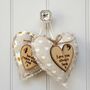 17th Furniture Anniversary Heart With Oak Heart Message, thumbnail 7 of 7