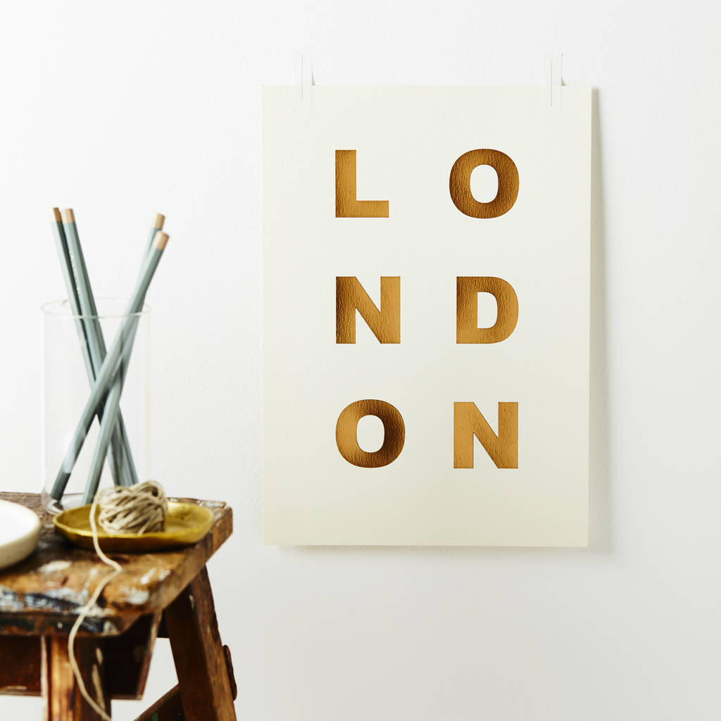 London Print By Katie Leamon