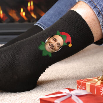 Funny Christmas Gifts For Him Face Socks Personalised, 3 of 4