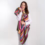 Chunky Stripy Blanket Beginner Knitting Kit, thumbnail 4 of 10