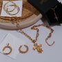 18 K Gold Braided Chubby Tube Hoop Earrings, thumbnail 9 of 10