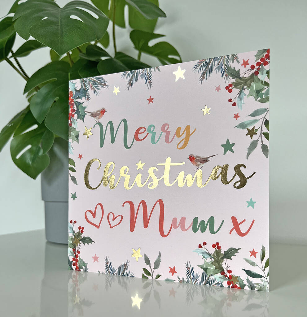 Superstar Christmas Mum Card By Michelle Fiedler Design ...