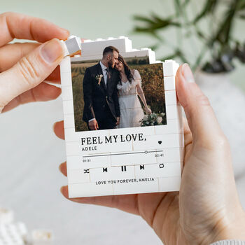 Personalised Wedding Memory Block Style Keepsake, 7 of 10