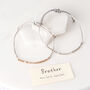 Morse Code Brother Bracelet, thumbnail 4 of 8