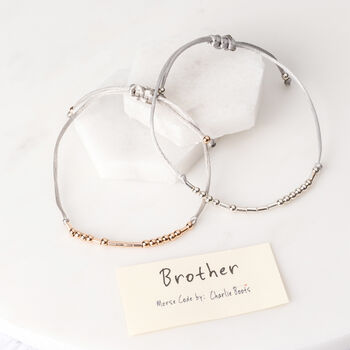 Morse Code Brother Bracelet, 4 of 8
