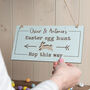 Personalised Easter Egg Hunt Sign, thumbnail 4 of 5
