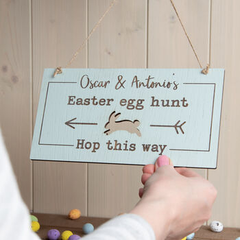 Personalised Easter Egg Hunt Sign, 4 of 5