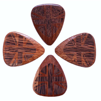Flag Tones Union Jack Tin Of Four Guitar Picks, 3 of 8