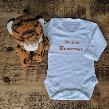Custom New Baby Announcement Babygrow – Personalised Pregnancy Reveal, 5 of 6