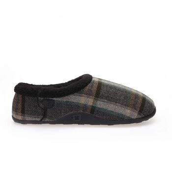 Ken Mixed Grey Mens Slippers Indoor/Garden Shoes, 4 of 8