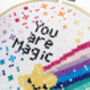 You Are Magic Cross Stitch Kit, thumbnail 4 of 7