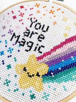 You Are Magic Cross Stitch Kit, 4 of 7