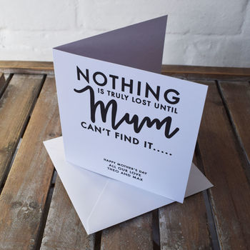 Personalised 'Nothing Is Truly Lost' Mum Card, 3 of 5