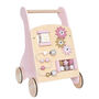 Personalised Wooden Pastel Pink Activity Walker Toy, thumbnail 6 of 10
