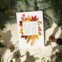 Autumn Leaves Save The Date Cards And Envelopes, thumbnail 2 of 7