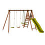 Violette Wooden Swing Set With Slide, thumbnail 5 of 10